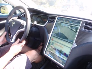 Tesla interior